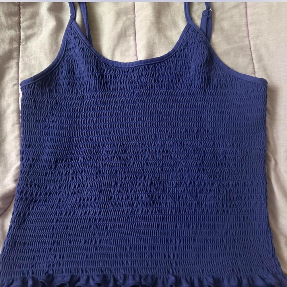 Purpleish  Smocked Top